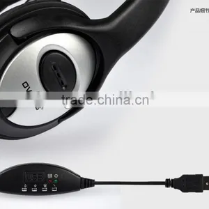 USB Headphone With MIC.and Volume Control thumbnail-3