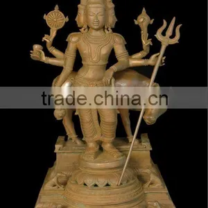 Dattatreya Statue With Cow & Dogs thumbnail-1