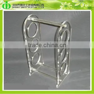 DDW-S027 Chinese Factory Directly Elegant Lucite Wine Bottles Display Stand thumbnail-1