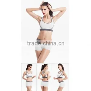 Quick-dry Sports Bra Set Shakeproof Ladies Running Fitness Vest Wireless Running Bra Yoga Sport Bra Sexy Womens Tracksuits Set thumbnail-4