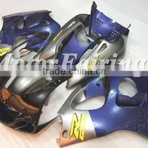 Body Custom Fairing for Suzuki GSXR600 750 1996 1997 1998 1999 GSXR600-750 1996-1999 ABS Blue Black Silver thumbnail-1
