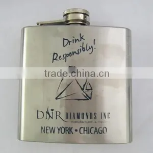 Stainless Steel Liquor Hip Flask With Logo thumbnail-1