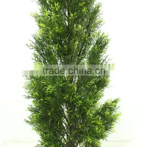 Cheap Outdoor Decorative Wholesale Leaves Branches Artificial Cypress thumbnail-2
