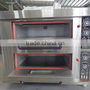 4 Trays Electric Modular Deck Oven With Double Decks Ideal for Baking Pizza/breads/cakes thumbnail-2