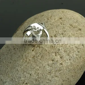 Wholesale Personalized Moon And Star Finger Ring thumbnail-4