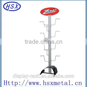 New Design Metal Motorcycle Helmet Floor Rack for Retail Stores/supermarket HSX-Z-226 thumbnail-2