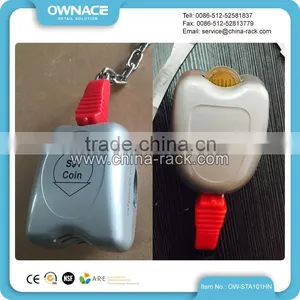 Supermarket Equipment for Shopping Cart Shopping Trolley Coin Lock thumbnail-1