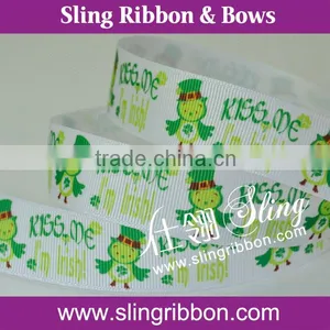 Wholesale 1" Kiss Me Printed Ribbon For Decoration thumbnail-1