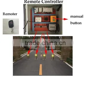 Stainless Steel Automatic Electric Traffic Bollard thumbnail-4