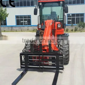 Telescopic Forklift TL1500 Diesel Powered Telescopic Handler With Hydraulic Adjusting Palletfork thumbnail-1