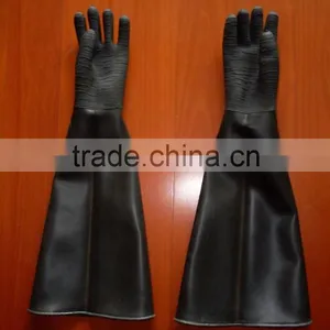 Thicken Stripe Wear Sandblasting Gloves thumbnail-3