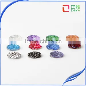 Mix Color Jewelry Findings 10mm/12mm Round Flat Back ab Color Imitation Fish Scale Resin Rhinestone Bead Cabochon thumbnail-3