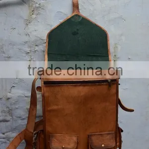 Wholesale Genuine Leather Back Pack/vintage Style Back Pack thumbnail-5