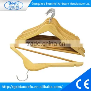Natural Wood Suit Hangers thumbnail-1