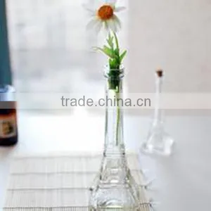 Clear Eiffel Tower Glass Jar Bottle for Flower or Artwork thumbnail-2