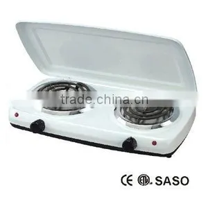 Electric Double Stove With Lid thumbnail-1