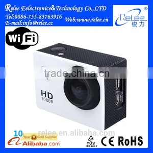 Factory Wholesales Full HD 1080P Wifi Underwater Helmet Extreme Sports Video Action Camera With 30m Waterproof thumbnail-1