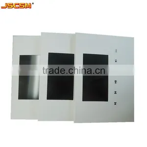 Hot 10 Inch Chrome Paper uv Printing Lcd Video Greeting Card Digital Business Card Video Brochure for Advertising thumbnail-2