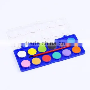 Carton 12 Pcs Watercolor Paint Box for Watercolors Cakes Painting,custom Design Gouache and Post Color Paint thumbnail-5