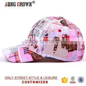 Promotion Custom Printed 100% Cotton Baseball Cap thumbnail-3