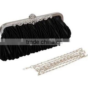 Womens Vintage Satin Envelope Evening Cocktail Party Handbag Evening Bag Wedding Party Handbag Clutch thumbnail-3