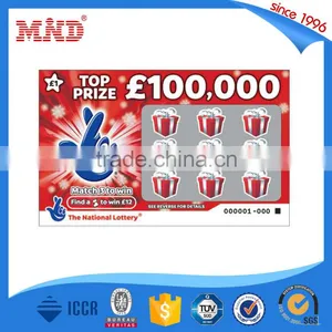 MDP421 Custom Scratch Card for Mobile Phones,lottery Scratch Card Printing thumbnail-4