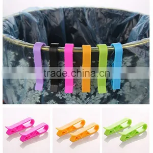 Creative Trash Can Clip Bag Clamp Antiskid Plastic Garbage Clip thumbnail-5