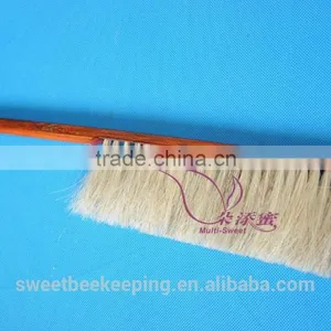 Wooden Handle Horse Hair Honey Bee Brush for Beekeeping thumbnail-5
