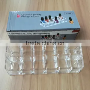 Wholesale Household Clear Cosmetic Acrylic Makeup Organizer With 12 Grids for Store Jewelry Cosmetic thumbnail-2