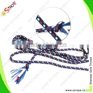 Colored 4mm Polyethylene Braided Rope Cord String/ Double Braided Polyester Rope thumbnail-1