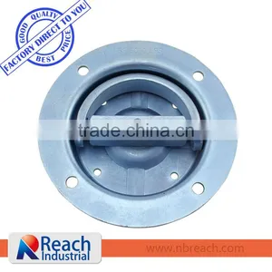 Zinc Plated Rotating Recessed Lashing Tie Down and Ring thumbnail-1