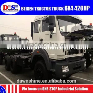 North Benz WEICHAI Engine 420hp 6x4 10wheels BEIBEN Tractor Truck thumbnail-4