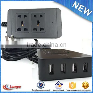 Europe Uk US Multi Universal Wall Usb Socket Outlet With ce Rohs thumbnail-6