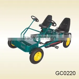 Pb-free and UV Resistant Powder Coating Surface Two Seats go Kart thumbnail-1