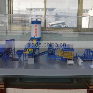 QT5-15 Fully Automatic Block Making Production Line Interlocking Cement Block Making Machine thumbnail-4