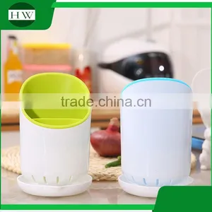 Kitchen Multipurpose Double Plastic Table Fork Knife Spoon Chopsticks Tableware Holder Storage Case Bin Container Box thumbnail-4