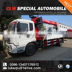 4*2 DONGFENG Truck With SANY PALFINGER Crane 8 Ton thumbnail-1