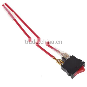2 Wires Square Shape Lock Switch & Mini Motorcycle Parts Push Button Switch Motorbike Switch thumbnail-2