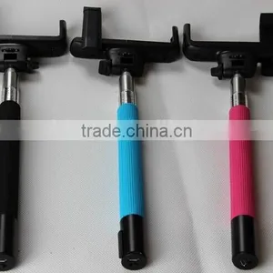 2014 High Quality Selfie Stick With Shutter Mobile Phone Monopod Bluetooth Selfie Stick Monopod thumbnail-1