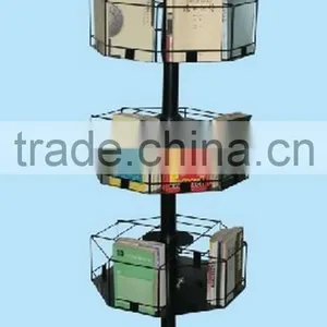 Removable Rotating 3-tier Comic Book Display Rack thumbnail-1