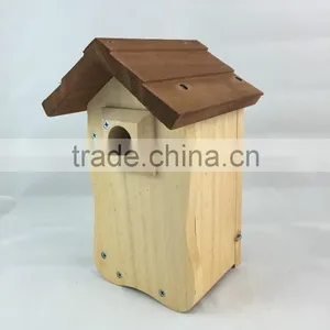 Wooden Bird House Handmade DIY Bird Cage thumbnail-3