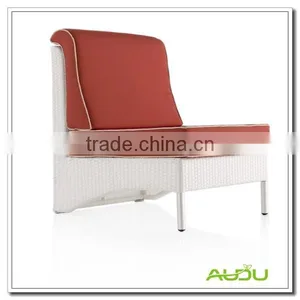 Audu Red Cushion Rattan Antique White Chair thumbnail-3