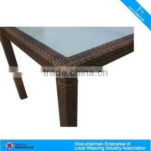 Stylish Rattan Dining Set With Stackable Chair 2107+2048 thumbnail-5