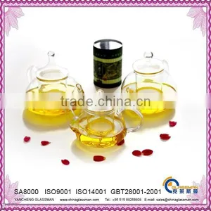 Heat Resistant Glass Teapot thumbnail-2