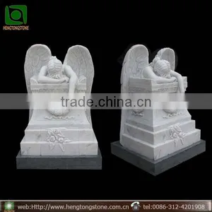 Wooden Crate Packing Headstone With Angel Wings thumbnail-1