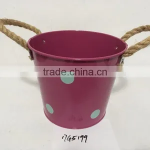 Wholesale Bulk Home Garden Decorative Indoor Rope Hanging Rectangular Flowerpot Planters thumbnail-4
