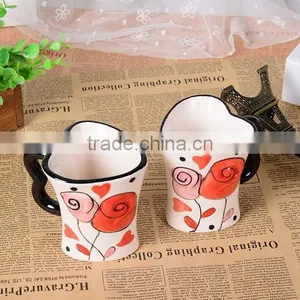 250ml Love Ceramic Couple Mug With Full Wrap Decal Printing thumbnail-6