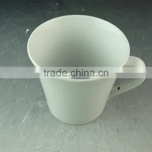 Stock Hot Sale Cheap White Ceramic Coffee Mug Creamics Tea Cup thumbnail-2