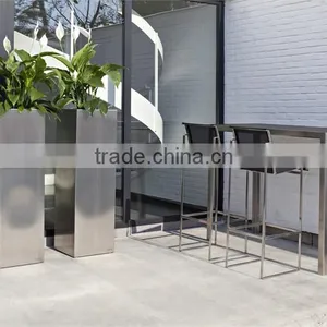 FO-9022 Stainless Steel Flower Pots, Flower Pots Wholesale thumbnail-1