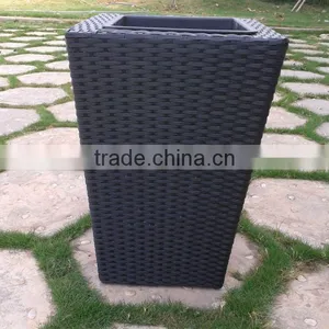 Outdoor Furniture Rattan Flower Basket thumbnail-1